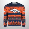 2025 Christmas Broncos Festive Reindeer Tree Ugly Sweater 2