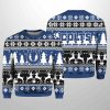 2025 Christmas Colts Reindeer Football Ugly Sweater