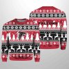 2025 Christmas Falcons Reindeer Football Ugly Sweater