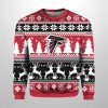 2025 Christmas Falcons Reindeer Football Ugly Sweater 2