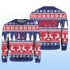 2025 Christmas Giants Reindeer Football Ugly Sweater