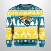 2025 Christmas Jaguars Reindeer Football Ugly Sweater 2