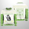 2025 Christmas Penguin Overstimulated Ugly Sweater