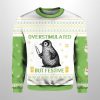 2025 Christmas Penguin Overstimulated Ugly Sweater 2