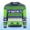 2025 Christmas Seahawks Personalized Ugly Sweater 2