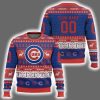 2025 Cubs Personalized Ugly Christmas Sweater