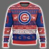 2025 Cubs Personalized Ugly Christmas Sweater 2