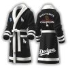 2025 Dodgers Back To Back World Series Champions Bathrobe 2