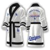 2025 Dodgers Back To Back World Series Champions Bathrobe 4