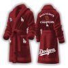2025 Dodgers Back To Back World Series Champions Bathrobe 6