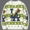 2025 Dodgers LA Baseball Ugly Christmas Sweater 2