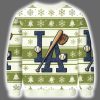 2025 Dodgers LA Baseball Ugly Christmas Sweater 3