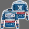 2025 Dodgers Personalized Ugly Christmas Sweater