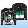2025 I Am A Delight Opossum Ugly Christmas Sweater