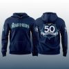 2025 Mariners 50 Seasons Celebration Hoodie Joggers Cap