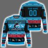 2025 Marlins Personalized Ugly Christmas Sweater
