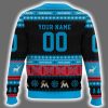 2025 Marlins Personalized Ugly Christmas Sweater 3