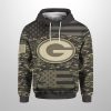 2025 Packers Salute to Service Camo Hoodie 2