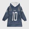 2025 Patriots Drake Maye Rivalries Nor'Easter Storm Blue Blanket Hoodie (2)