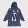 2025 Patriots Drake Maye Rivalries Nor'Easter Storm Blue Blanket Hoodie (3)