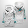2025 Personalized Dolphins Long Hooded Fleece Jacket