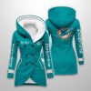 2025 Personalized Dolphins Long Hooded Fleece Jacket3