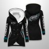 2025 Personalized Eagles Long Hooded Fleece Jacket1
