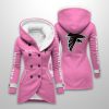 2025 Personalized Falcons Long Hooded Fleece Jacket2