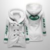 2025 Personalized Jets Long Hooded Fleece Jacket