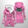 2025 Personalized Jets Long Hooded Fleece Jacket2