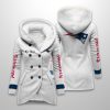 2025 Personalized Patriots Long Hooded Fleece Jacket
