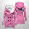 2025 Personalized Patriots Long Hooded Fleece Jacket2