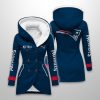 2025 Personalized Patriots Long Hooded Fleece Jacket4