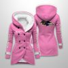 2025 Personalized Ravens Long Hooded Fleece Jacket2