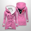 2025 Personalized Texans Long Hooded Fleece Jacket2