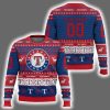 2025 Rangers Personalized Ugly Christmas Sweater