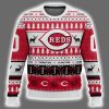 2025 Reds Personalized Ugly Christmas Sweater 2