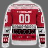 2025 Reds Personalized Ugly Christmas Sweater 3