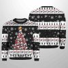 2025 Skull Pine Tree Ugly Christmas Sweater