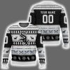 2025 White Sox Personalized Ugly Christmas Sweater