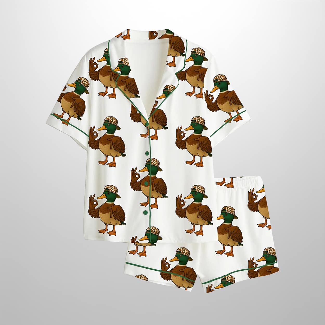 67 Mallard Duck Hunting Camo Funny Six Seven Hand Sign Satin Pajama Set 67 Mallard Duck Hunting Camo Funny Six Seven Hand Sign Satin Pajama Set