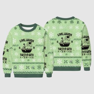 Funny Electric Shock Skeleton Ugly Christmas Sweater