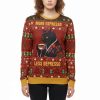 A Cat Drinking Coffee More Espresso Less Depresso Ugly Christmas Sweater 3