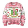 Alpha Kappa Alpha Merry Christmas Soror 2025 Ugly Sweater
