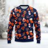 Auburn Santa Claus Snowman Ugly Christmas Sweater 2