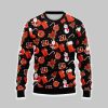 Bengals Santa Claus Snowman Ugly Christmas Sweater