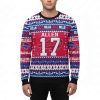 Bills Josh Allen 17 Ugly Christmas Sweater