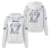 Bills Rivalries Cold Front Josh Allen 17 Waffle Hoodie