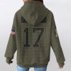 Bills Veterans Day Josh Allen 17 Waffle Hoodie 2