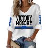 Bills Victory Monday Waffle Long Sleeve Shirt